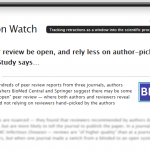 Screenshot of Retraction Watch post: http://bit.ly/1M0tJO8